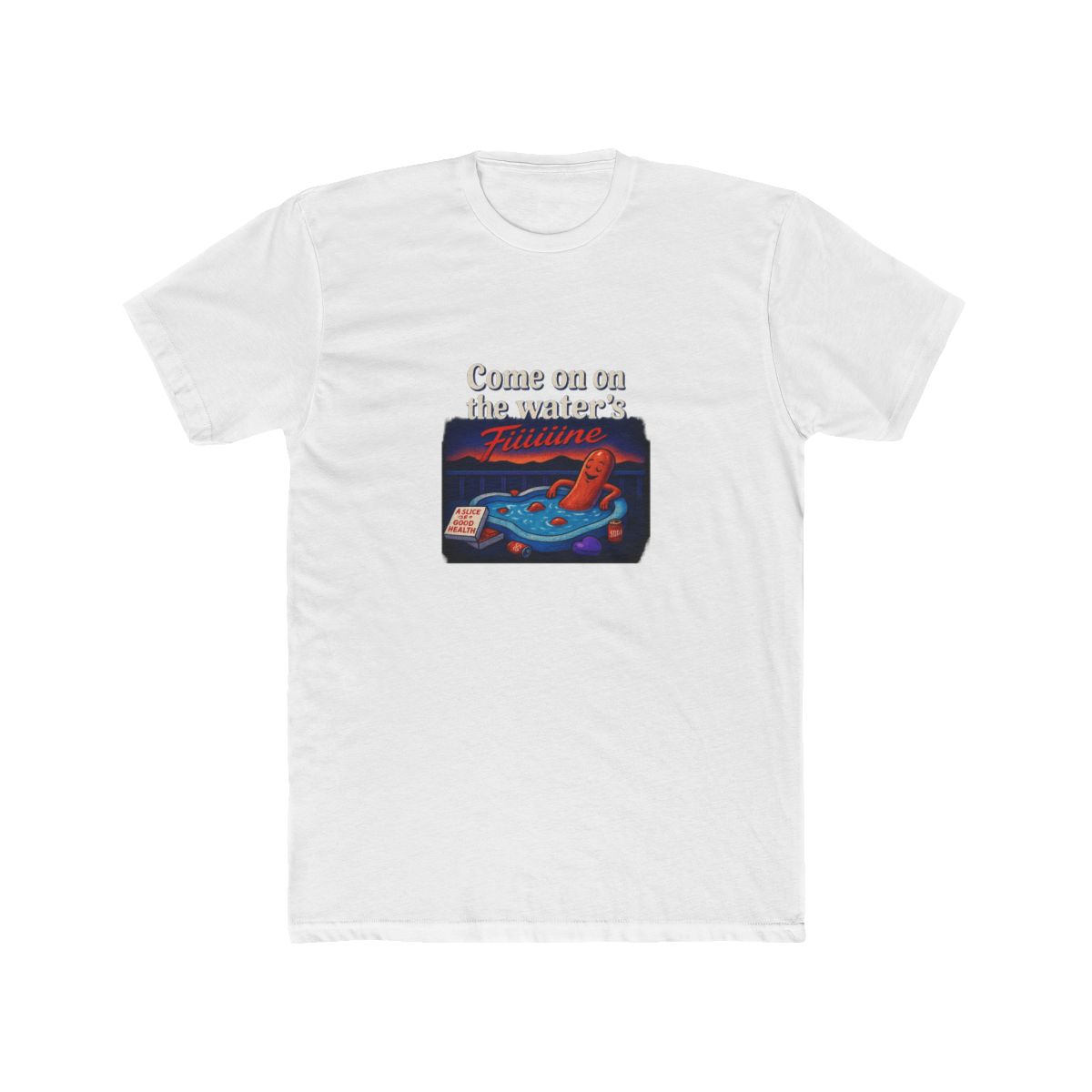 Hilarious Waters Fine Beach Dad Joke T-Shirt