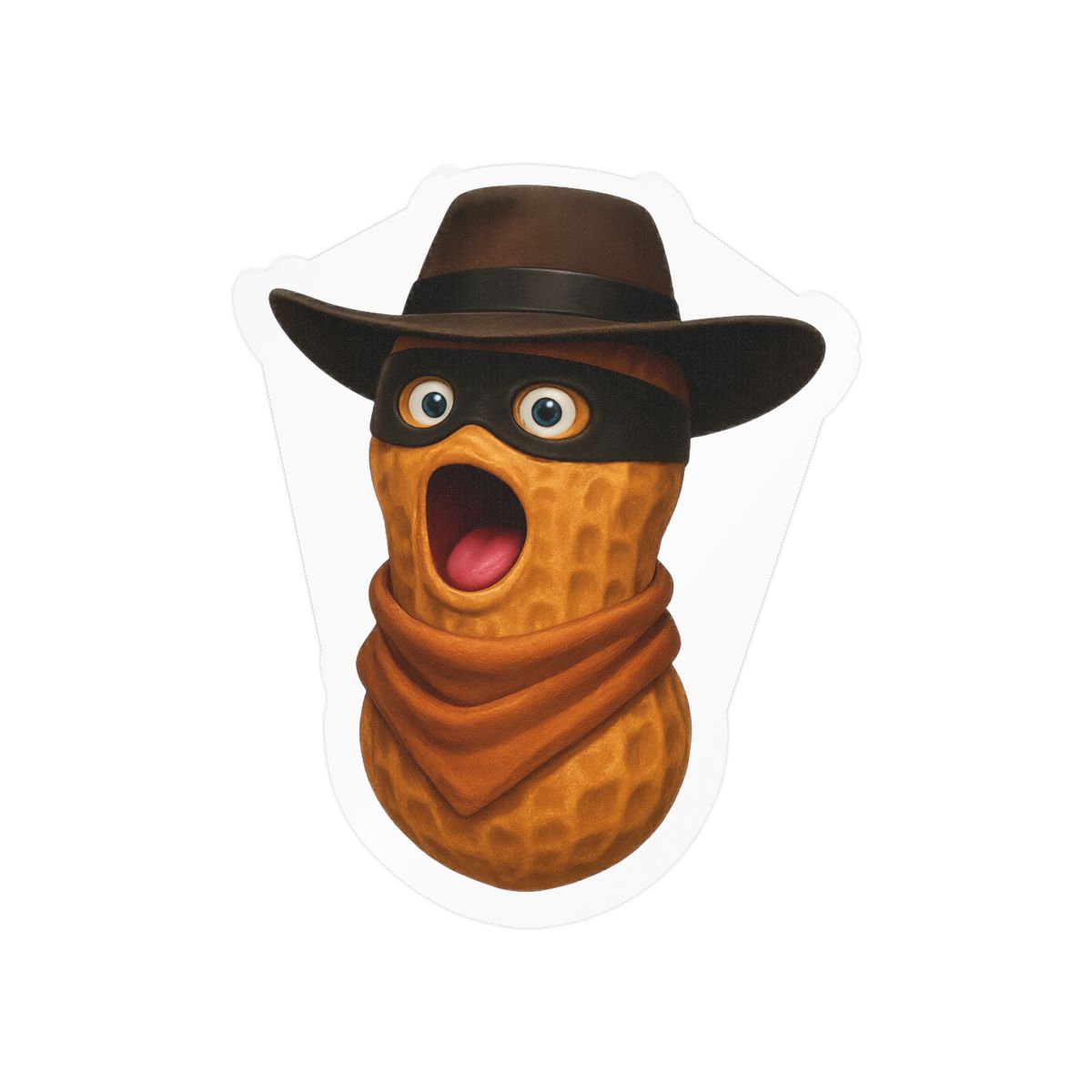 Arc Raiders Burnt Peanut GOOP Sticker | Funny Gaming Vinyl Decal