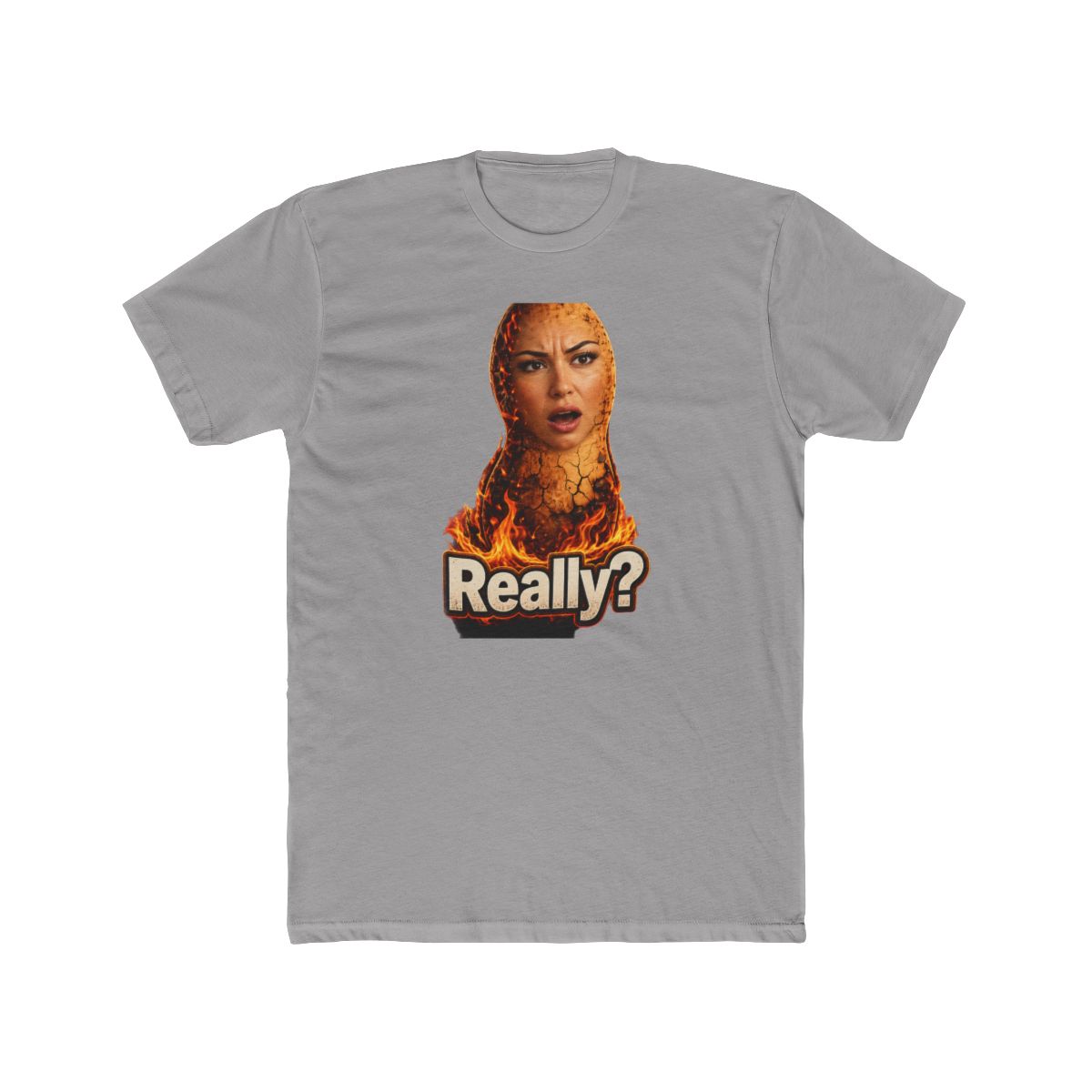 Bungulator Peanut 'Really?' Burnt Meme Face T-Shirt
