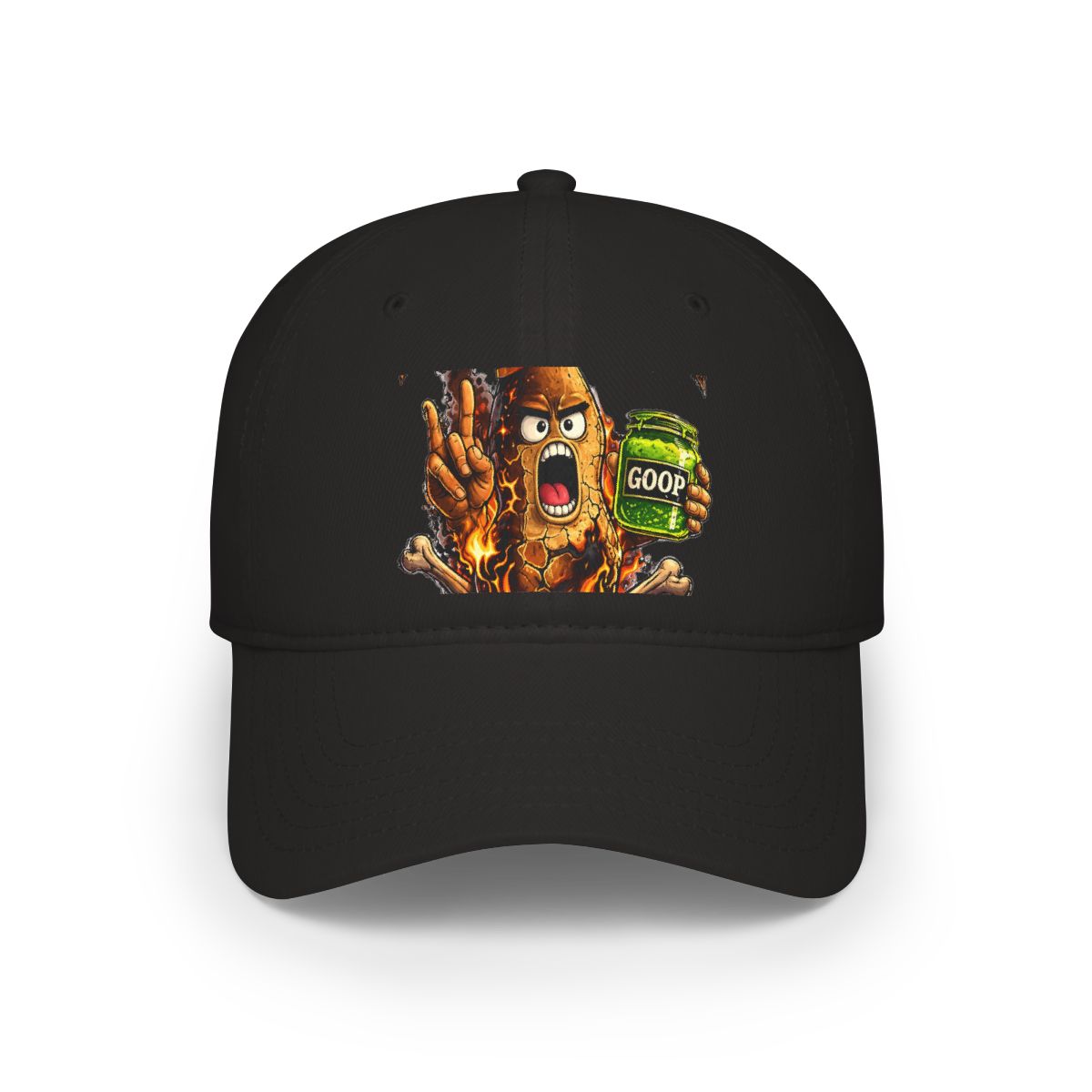 Bungulators Only Flaming Peanut Party Hat Goop Meme Hat | Internet Chaos Style