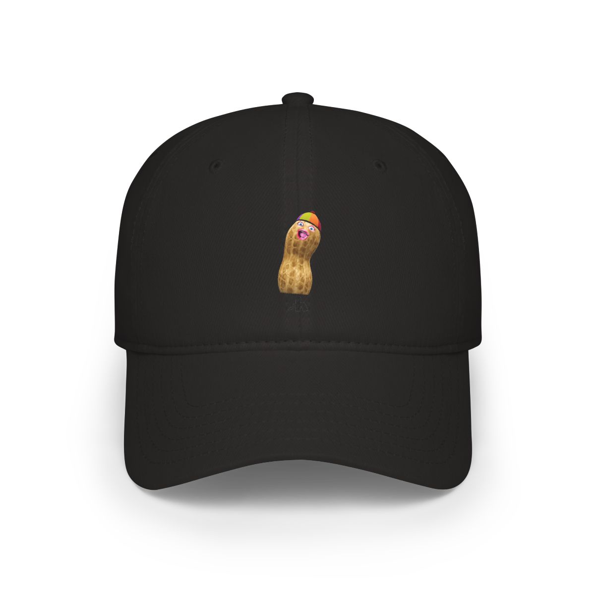 White rectangular mousepad with a black border. The mousepad features a cartoon peanut with a surprised expression, wearing a hat. Text on the mousepad reads "TIME TO GOOP!" and "HOORAY!" with...
