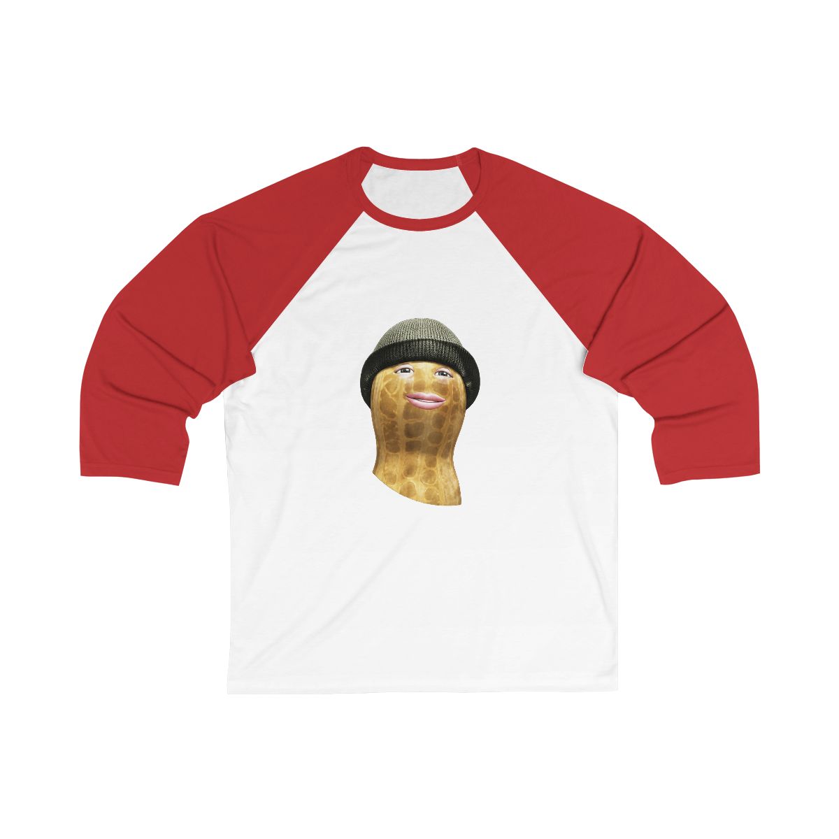 TheBurntPeanut Shirt Raglan Baseball Tee