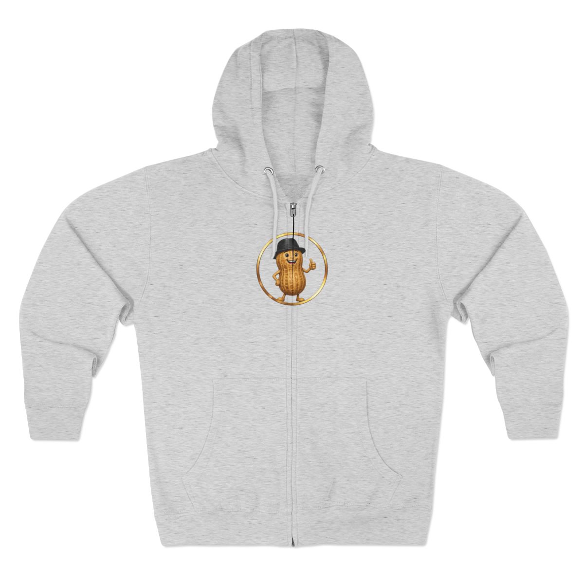 TheBurntPeanut Shirt Zip Hoodie