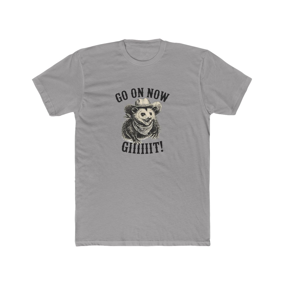 Western Opossum Vintage Country Possum Rodeo Go On Now Git T Shirt