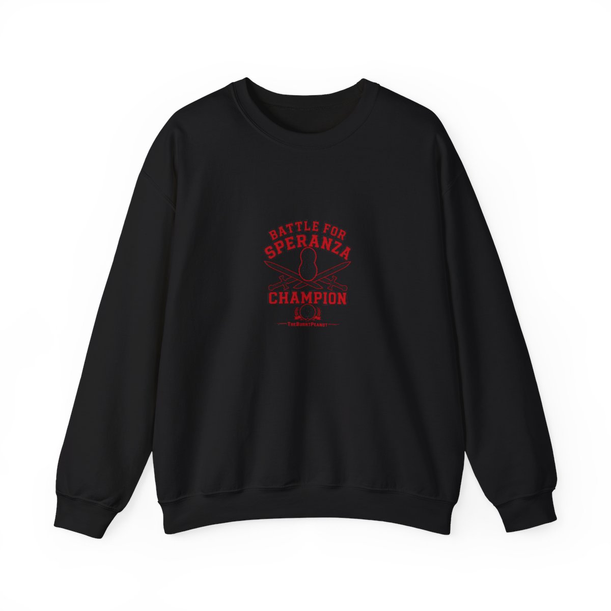 TheBurntPeanut "Battle for Speranza Champion" Crewneck