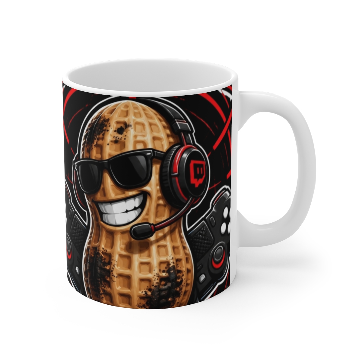 TheBurntPeanut "TheBurntPeanut" White Mug