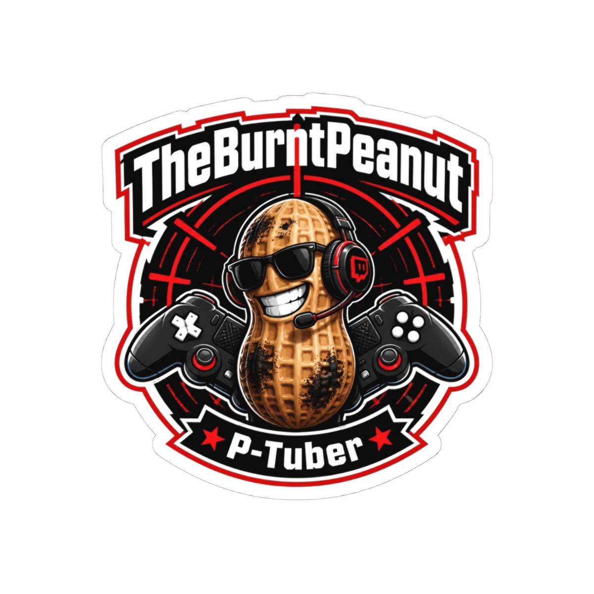 TheBurntPeanut "TheBurntPeanut" Sticker