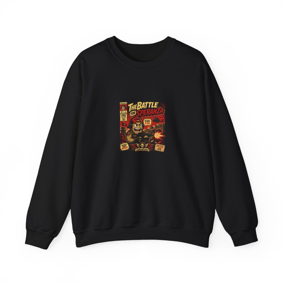 TheBurntPeanut "TheBattle for Speranza" Crewneck
