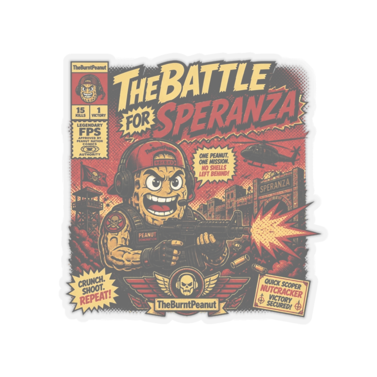 TheBurntPeanut "TheBattle for Speranza" Sticker