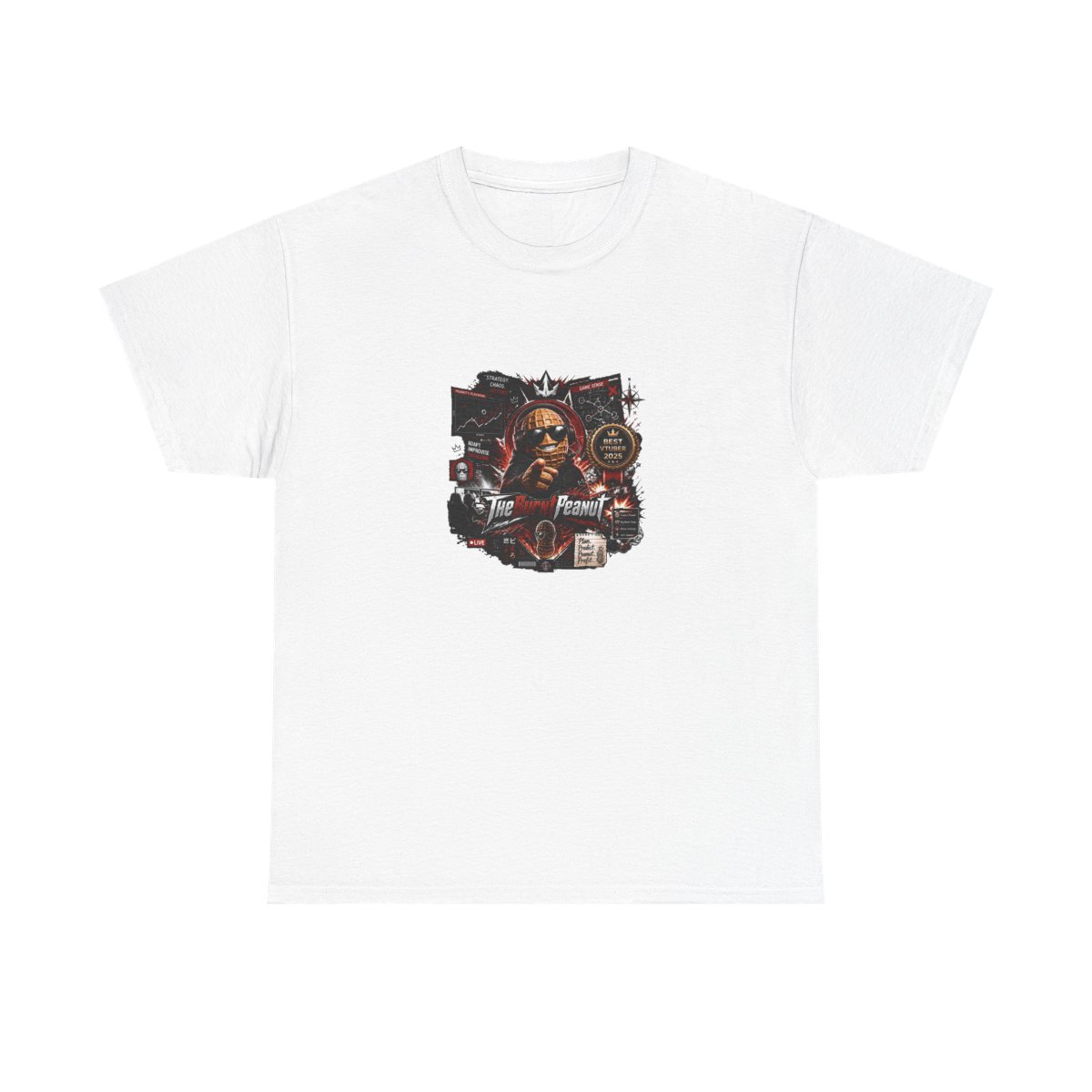 TheBurntPeanut "Best VTuber 2025" Unisex Tee - TheBurntPeanut official T-Shirts merch