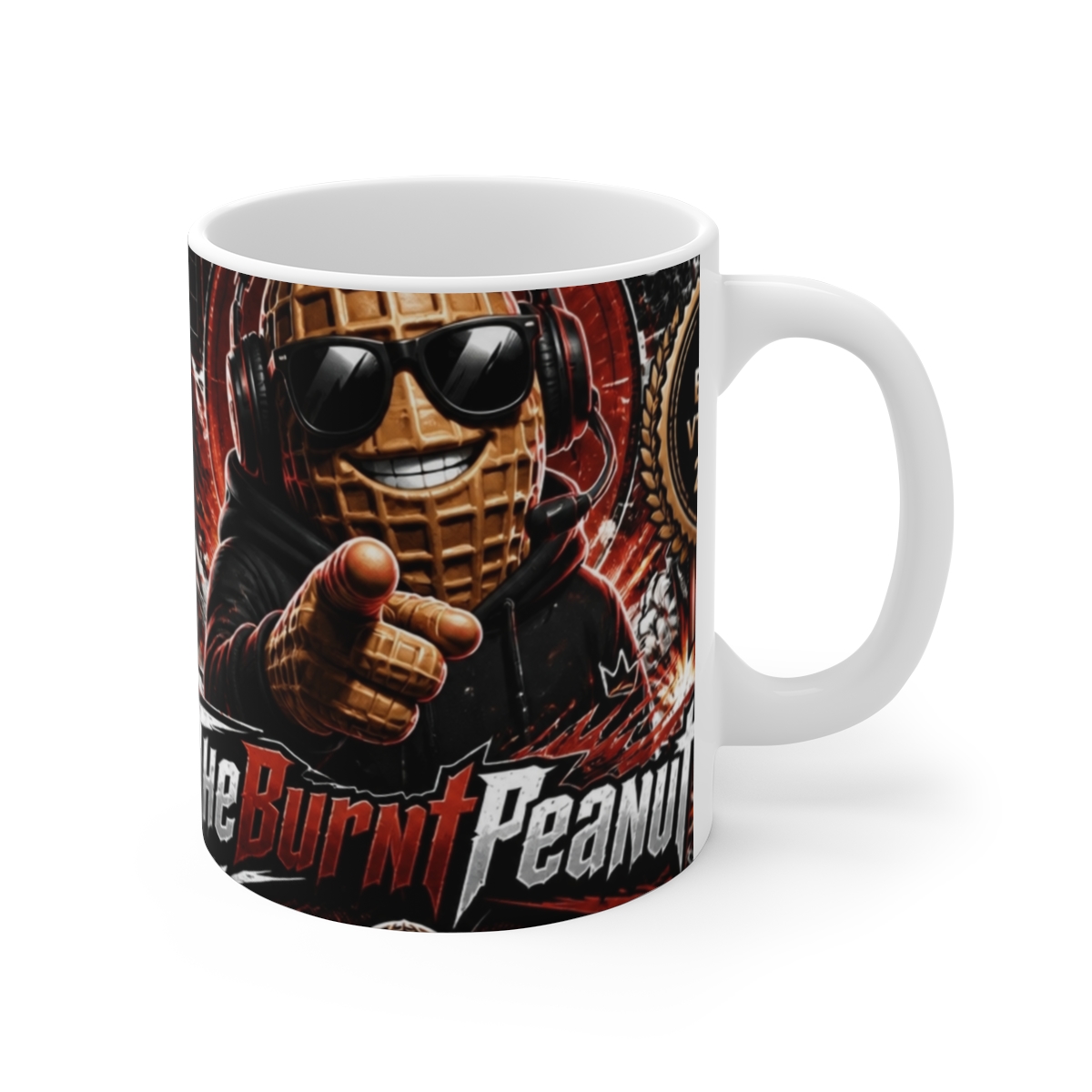 TheBurntPeanut "Best VTuber 2025" White Mug
