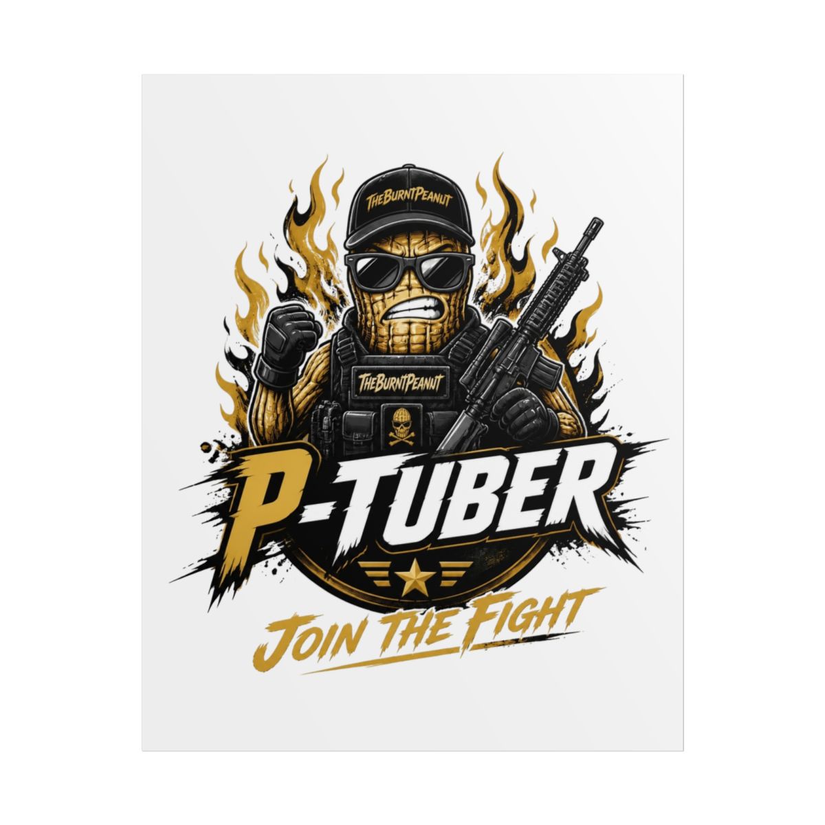 TheBurntPeanut "P-Tuber" Poster