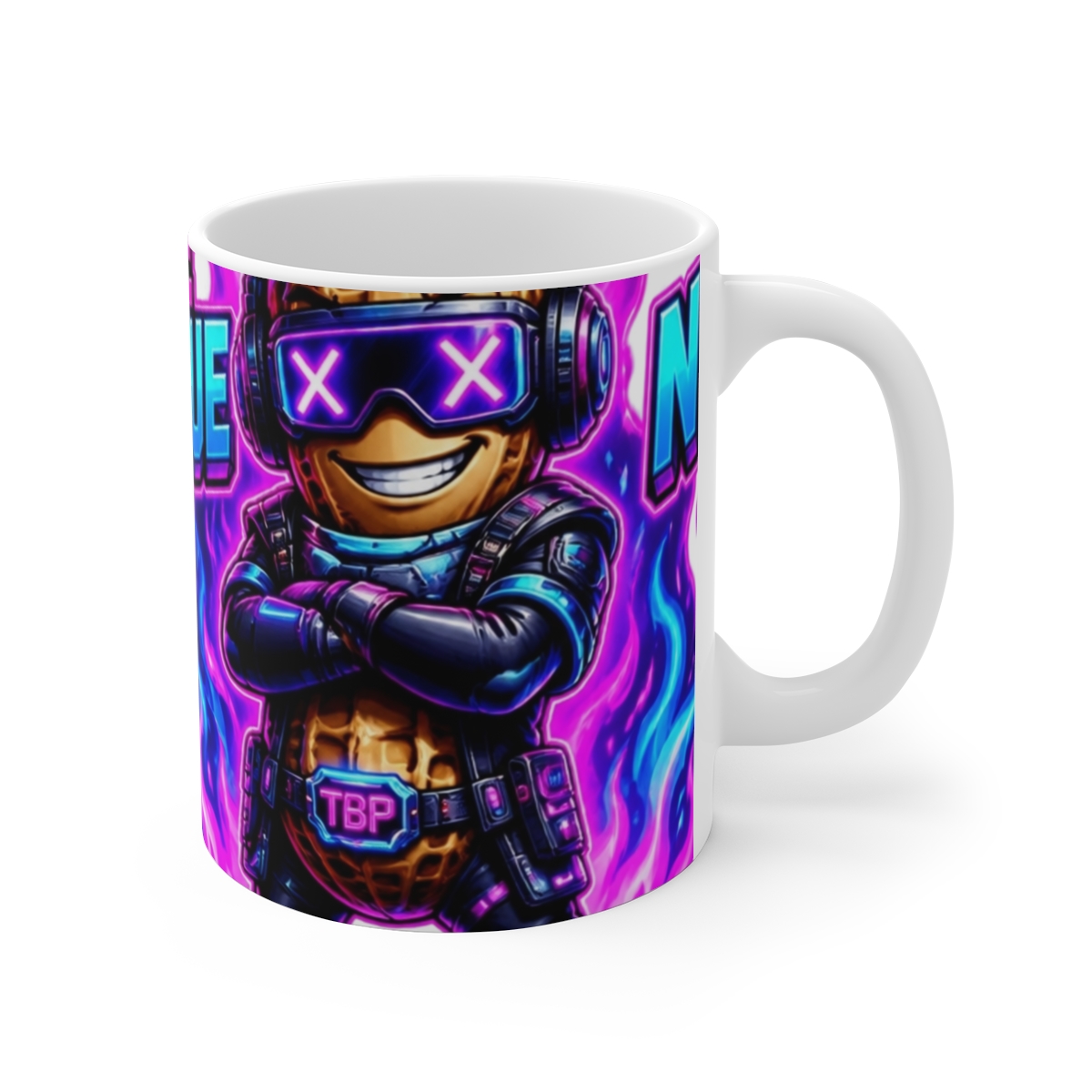 TheBurntPeanut "The Unique Nut" White Mug